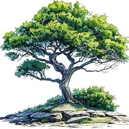 Trendy Self-Adhesive Tree Wall Sticker (45x45 cm) – Modern Peel & Stick Home Décor for Living Room, Bedroom & Hall – PVC Vinyl Wall Art – (Pack of 1), EDWS_1030-image-87