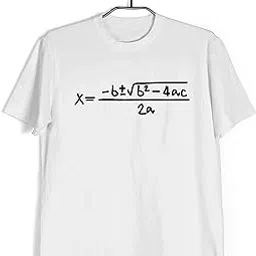 aaramkhor Mathematics Maths T-Shirt for Men | Quadratic Formula | Math | Regular Fit for Men Sizes S to 4XL|-picture-19