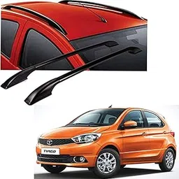 DS ENTERPRISE Drill Free Roof Rails for Tata Tiago All Models - Black Color (Pack of 2)-picture-17
