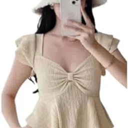 nexlify Women’s Casual Top – Self Design, Regular Sleeves, Comfortable & Stylish Soft Fabric, Elegant Fit for Office, Outings & Everyday Fashion-picture-43