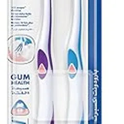 meridol Gum Health Toothbrush for Gentle Teeth Cleaning Oralcare Toothbrush from BELLE GAGA® (Extra Soft, Duo Pack)-image-4