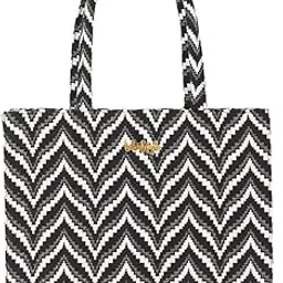 like style Jute Shoulder bag with Zipper Closure-picture-20