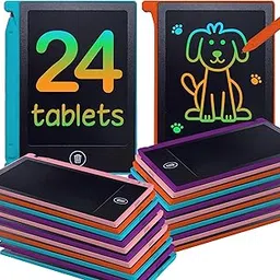 Party Favor Mini LCD Writing Tablet for Kids, 24 Pack – 4.5 Inch Mini Drawing Board. Fun and Educational for Kids That Sketch and Doodle. Perfect Goodie Bag and Gift Bag Filler, School Prize Or Gift-picture-27