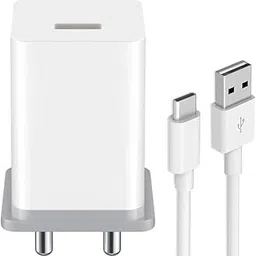 Type-C Charger for Realme C53 Original QC Adapter Type C 3.0A High Speed Fast Turbo Charge QC 3.0 Smart with 1m Type-C Charging & Sync Cable (White, Op, VT.Y2)-picture-14