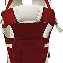 SHEMOK 4-in-1 Baby Carrier Bag – Adjustable Hands-Free Baby Carry Bag for 0 to 3 Year Baby, New Born Baby Carrier & Kangaroo Bag with Safety Belt (Maroon)-image-57