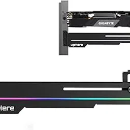 upHere GS05ARGB Addressable RGB Graphics Card GPU Brace Support Video Card Sag Holder/Holster Bracket,Built-in ARGB Strip,Adjustable Length and Height Support-picture-24