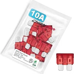 [UL Listed] Chanzon 10pcs ATC 10A 32V Blade Fuse (ATO APR Standard) 10 A Fast Blow for Automotive Car Truck SUV-picture-49