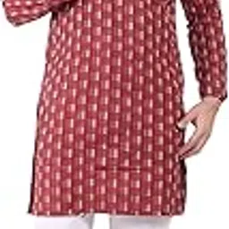 febri Men's Cotton Woven Design Kurta | Casual Kurta for Men-picture-41