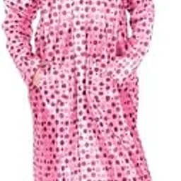 chacko Waterproof polka dots printed Long/Full Raincoat for women with adjustable Hood-picture-43