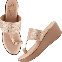 shoetopia Classic Heeled Kolhapuri for Women & Girls-picture-14
