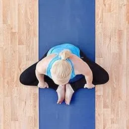 Yoga mat for Women & Men EVA Material 4mm Anti Slip for Gym Workout (4mm, Blue)-picture-43