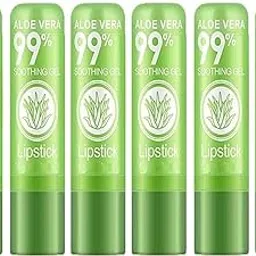 URBAN THREADS Long Lasting Nutritious Lip Balm Lips Moisturizer Magic Temperature Color Changing Aloe Vera Lipstick Pack of 5-picture-20