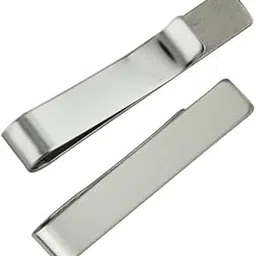Imported Mens Silver Tone Tie Clip Stainless Steel Necktie Bar Clasp Clamp Pin-picture-49