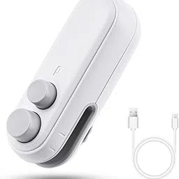 Vinsufy Advanced 2 in 1 USB Rechargeable Magnetic Heat Sealing & Cutting Machine for Plastic Packing Bag Sealer Mini for Food, Snack, Chips, and Plastic Bags (Multicolor) (Model - 1)-picture-22