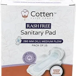 Sanitary Pads for Women 100% Rash-Free Sanitary Napkins | More Absorption, Cottony Soft and Dry Top Cover for heavy Flow | Toxin Free, Locks Odour, Leak-Proof (XL- 60 PC)-picture-30