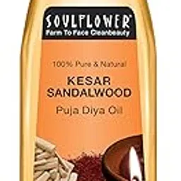 Soulflower Pooja Diya Oil for Festival, Hawan, Spiritual Puja | Lamp Oil, Spiritual Fragrance, Smokeless Deepam Oil, Decoration | Saffron (Kesar) and Sandalwood (Chandan), 100ml-picture-31
