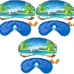 Samtrish EYE MASK Sleep Mask for Women & Men - Light Blocking, Comfortable Eye Mask for Travel & Bedtime Gel Eye Mask with Cold & Hot Therapy - Puffiness Relief, Tension & Migraine Aid | Pack of 3-image-61