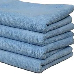 Microfiber Cleaning Cloth for Car, Kitchen, Bike, Laptop, LED TV, Mirrors and Furniture (Set of 4, Sky Blue)-picture-29