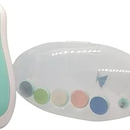 Baby Nail Trimmer New Born with Lights | Electric Baby Nail Cutter 0-6 Months with Multiple Filer Heads Adjustment | New Born Baby Products, Pack of 1-image-5