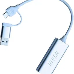 HIVEN USB 3.0 & Type-C to Ethernet Adapter | Dual-Port LAN Network Converter | RJ45 Gigabit Adapter-picture-21
