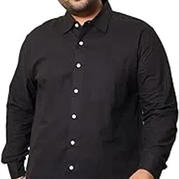 bigbanana Plus Size Men's Regular Fit Solid Shirt-picture-41