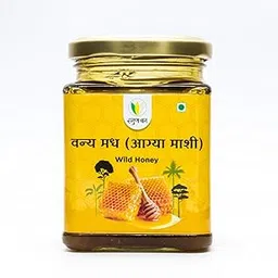 Saguna Baug Natural Wild Raw Honey (Agya Mashi) - 250gm | Unprocessed, Unpasteurized, No Artificial Sugar or Colour Adulteration-image-3
