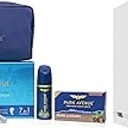 Park Avenue Essential Grooming Collection 7 in 1 Combo Grooming Kit for men | Valentine's Day Gift Set for men | Gift Hamper for men & Park Avenue Voyage Obsession Eau De Parfum For Men, 50 ml-image-69