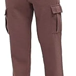 Men's Black Straight Fit Casual Cargo-image-0