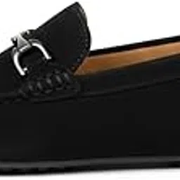 micheal feraas Mens Premium Suede Leather Loafers - Black Horsebit Loafer-picture-23