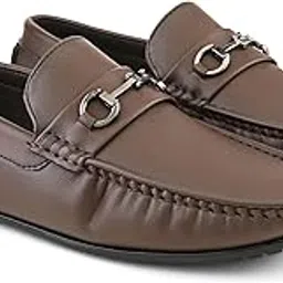 Men's Classic Driving Loafers - Comfortable Slip-On Flats with Modern Buckle Detail - Everyday Style-image-47