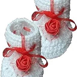 blacktail Baby Girls Woolen Shoes,Woolen Born Baby Booties Shoes for Boys and Girls (0-12 Month Kids)-picture-38