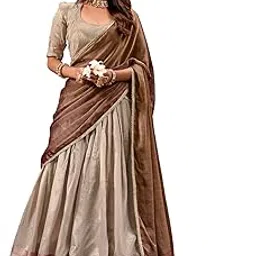 looknbook art Grace in Every Detail Tasar Silk Floral Chaniya Choli with Lace Accents-picture-41