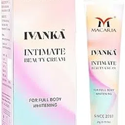 Macaria Ivanka Intimate Beauty Cream - Whitening, Brightening & Moisturizing for Sensitive Skin, Dark Spot Removal, Kojic Acid & Arbutin Formula, Cream for Full Body Fairness & Hyperpigmentation, 20g-image-42