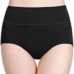 boldpick Women's Briefs, High Waisted Underwear, Comfortable Cotton Panties-picture-42