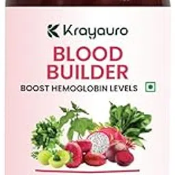 Krayauro Iron & Vitamin C For Men & Women (60 Capsules) | Plant based Iron Supplement | Anemia Blood Builder, Hemoglobin Booster | Supports Energy, Immnunity, Skin & Fatigue-image-91