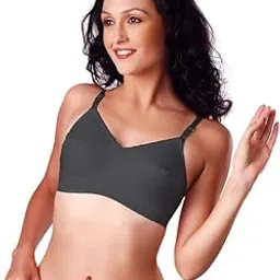angelform Women's Double Layered Cotton Bra - Misty (Femina)-picture-33