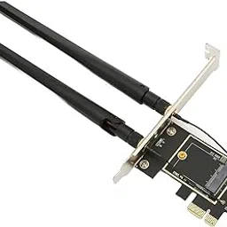 Acogedor NGFF M.2 To PCIE Wireless Network Adapter Card Fits Multiple Models, Plug And Play Wireless Wifi Network Adapter Card With Cover Antenna For NGFF To PCIE(Elite Model Cover Antenna)-image-36