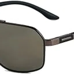the men thing 2194 CINDER FROST HD Polarized Sunglasses for Men - UV400 Protection, Stainless Steel Frame-picture-27