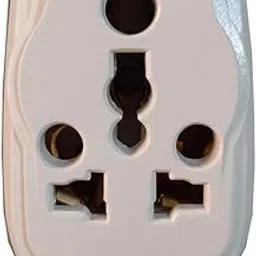 HANSH 3 Pin Multiplug Universal Travel Adapter 6 AMP to 16 Amp with Light Indicator (Pack of 1, White)-image-19