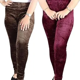 cigain 2Pcs Women's Wool Fleece Lined Exercise Running Gym Trousers Pajama Yoga Pants/Autumn/Winter Outfits-picture-29