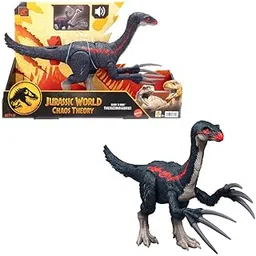 Mattel Jurassic World Terizinosaurus Battle Action Dinosaur Figure, 42 cm, Ages 4+-picture-39