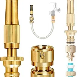 VENEKETY Nozzle Water Spray Gun Water Jet pipe Nozzles Spray Gun SUITABLE for 1/2" pipe For Gardening And Washing (Without Hose Pipe)-image-51