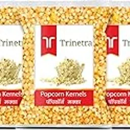 Trinetra Popcorn Kernels (Makka sabut) 500gm Each (Pack of 5)- 2500g image 1