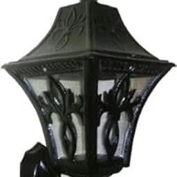 Atharv DECORAntique Look Hurricane Lantern | Metallic Black Color Indoor Decorative Lamp | Vintage Tabletop Candle Holder for Home Décor, Living Room, Bedroom & Gifting (Bulbs not Included)-picture-18