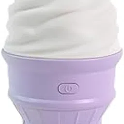Elevea 𝟏𝟓 𝐘𝐞𝐚𝐫𝐬 𝐆𝐮𝐚𝐫𝐚𝐧𝐭𝐞𝐞 Mini Ice Cream Cone Humidifier with Aromatherapy Support, Colorful LED Night Glow, Cool Mist for Dry Skin Relief, Quiet Operation, Perfect for Rooms.-picture-28