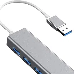 Lifestyle 3-Port USB 3.0 Hub with Ethernet Supporting RJ45 10/100Mbps Gray-image-8