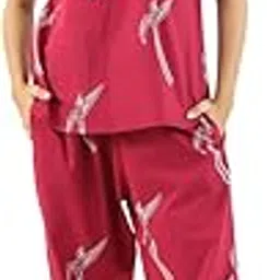 Night Suit for Womens Cotton Top and Pyjama Lounge Night Suit Set Wear Night Dress for Women-picture-56