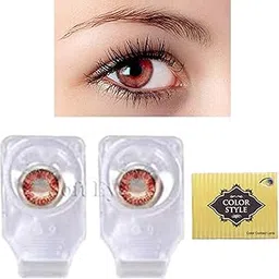 Soft Eye Three Tone (2 Lens Pack) (Red) -3Tone (2pcs)-00 With Storage Case-picture-18