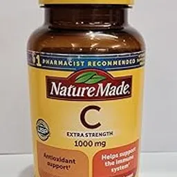 Nature Made Extra Strength Vitamin C, 100 Tablets – Antioxidant Support, Immune System Health, Pharmacist Recommended, Gluten-Free-image-20