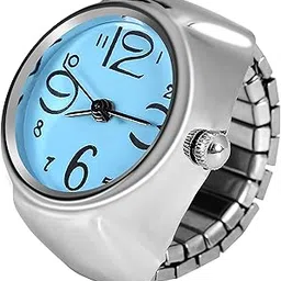 fashion frill Watch Design Rings For Women Stylish Silver Stretchable Ring For Girls Women Gift for Sister Silver Ring 3 Months Warranty-picture-52